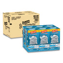 ForceFlexPlus OdorShield Tall Kitchen Drawstring Trash Bags, 13 gal, 0.9 mil, 24" x 28", White, 34 Bags/Box, 6 Boxes/Carton