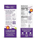 Happy Baby Gentle Teethers Organic Teething Wafers Blueberry Purple Carrot, 0.14 Ounce Packets (Box of 12)